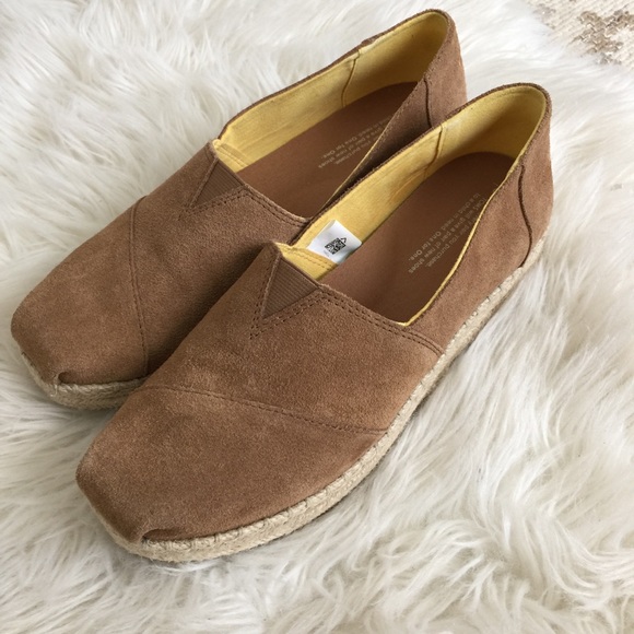 toms alpargata suede platform espadrille